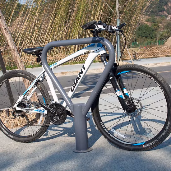 Portabicicletas múltiples con soporte de cubierta Doule con recubrimiento de polvo blanco 2021